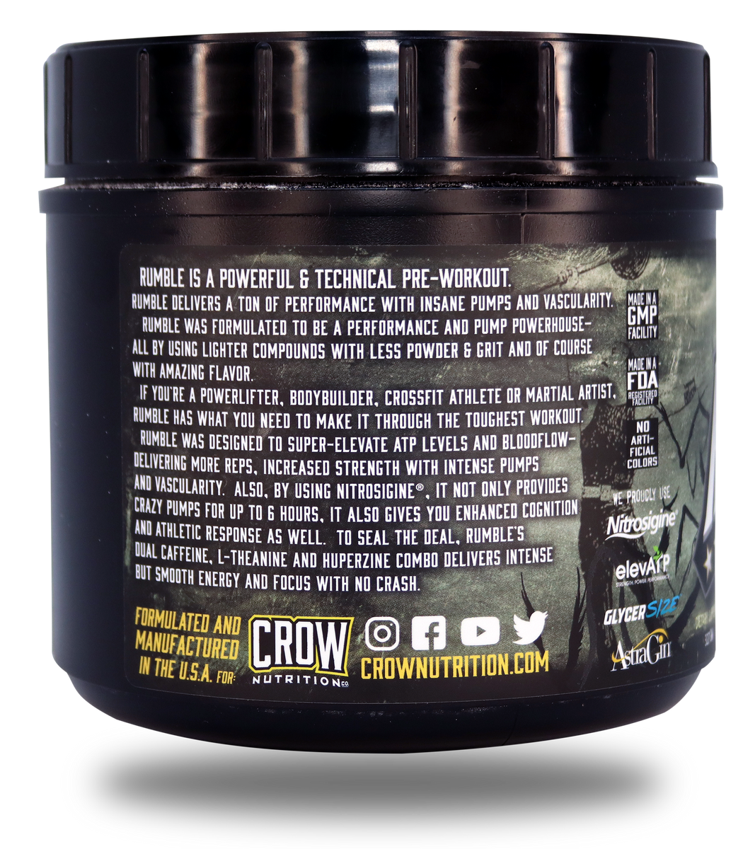 RUMBLE Pre Workout- crush your workouts with RUMBLE's unique formula ...